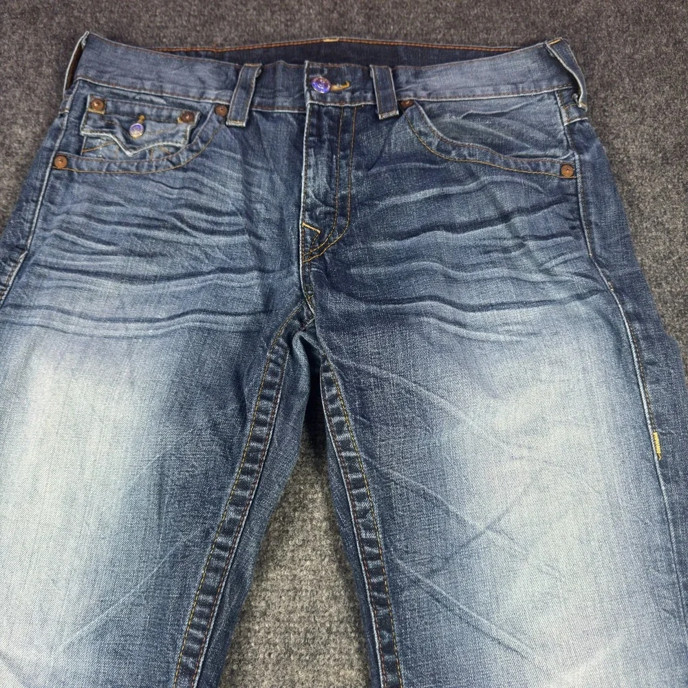 Vintage True Religion Men's Flap Pocket Ricky Jeans Size 34 Made In USA
